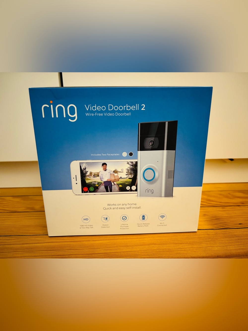New - Factory Sealed - Ring Doorbell 2 - HD